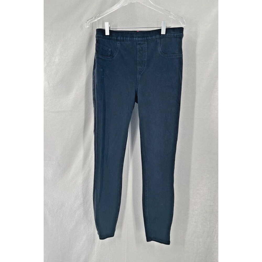 Spanx Women's Large Ankle Pants Leggings Pull On Pant Charcoal Stretch